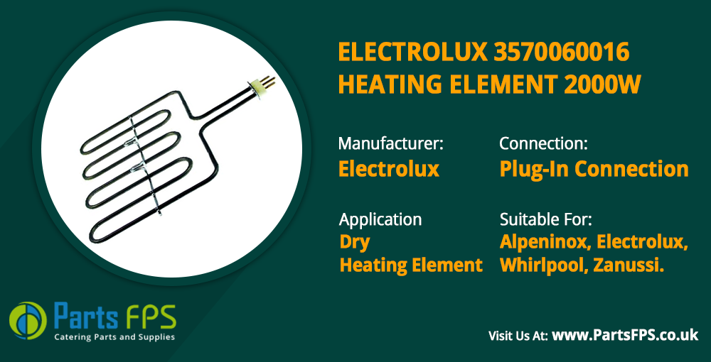 Electrolux 3570060016 Heating element 2000w